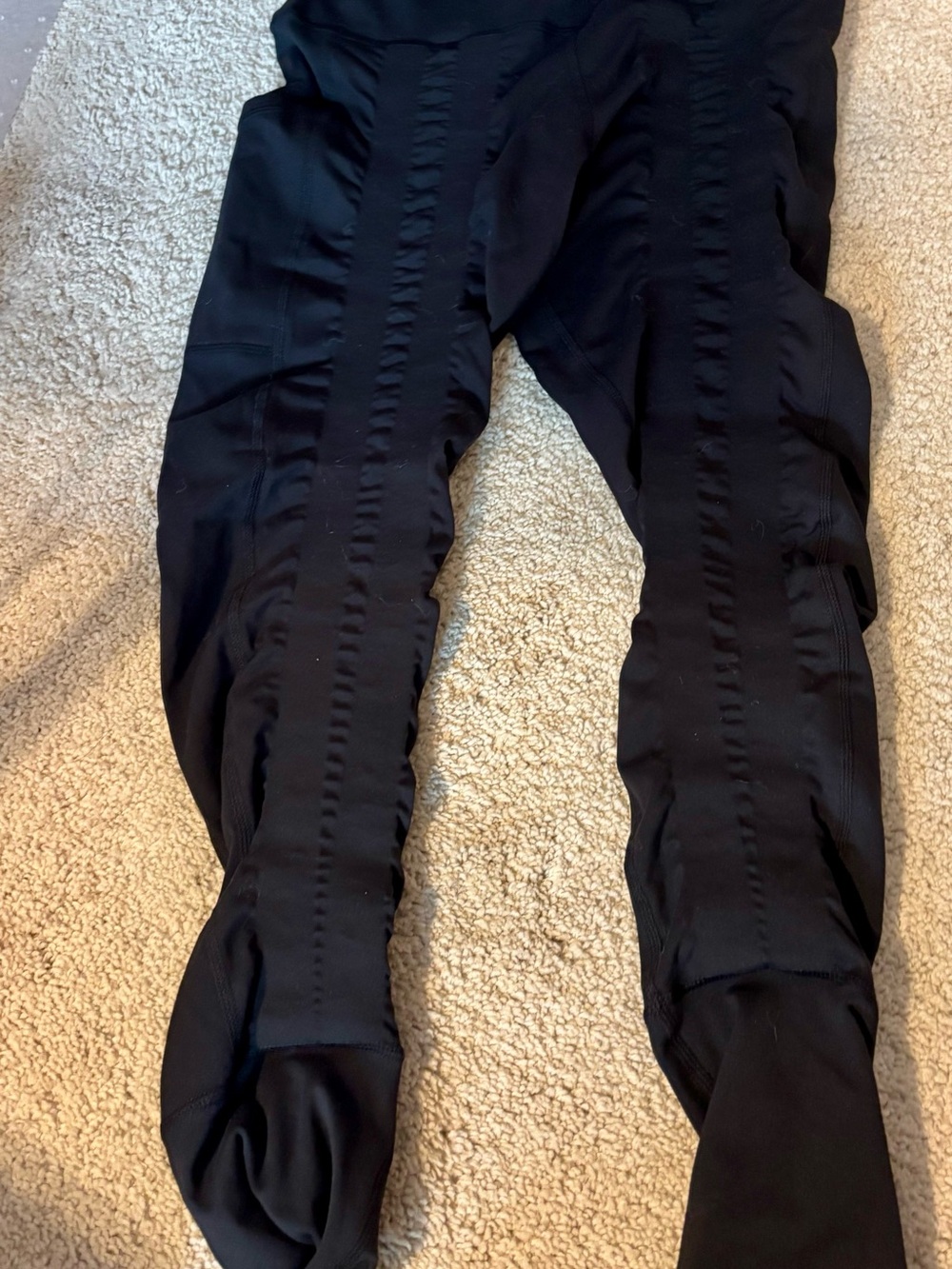Sweetflexx Black Sculpting Leggings - built in resistance bands